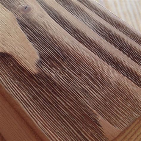 Wire Brushed Douglas Fir With Provincial Stain Applied Wood Douglas