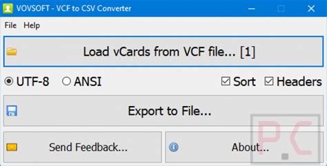 Vovsoft Vcf To Csv Converter Full Free Key Coupon Code
