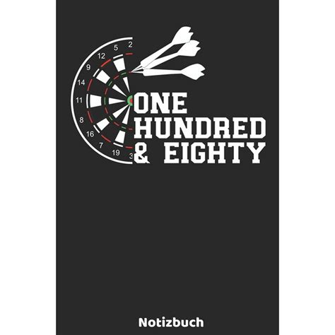 One Hundred And Eighty Notizbuch 6x9 120 Karierte Seiten Dart