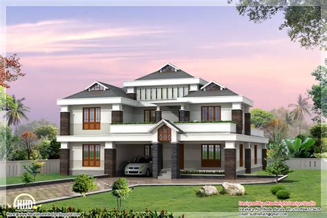 3500 Sqft Cute Luxury Indian Home Design Kerala Home Design And