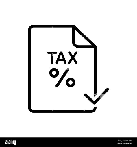Icon For Tax Paid Stock Vector Image And Art Alamy
