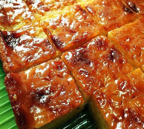 Cassava Cake Is One Of The Filipino Delicacies Or Kaka Cassava Cake