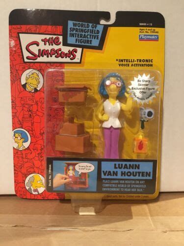 Simpsons Luann Van Houten World Of Springfield Series 12 Playmates Moc
