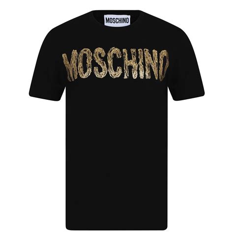 Moschino Paint T Shirt Men Regular Fit T Shirts Flannels