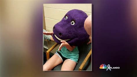 Firefighters Rescue Alabama Girl From Giant Barney Head Nbc News