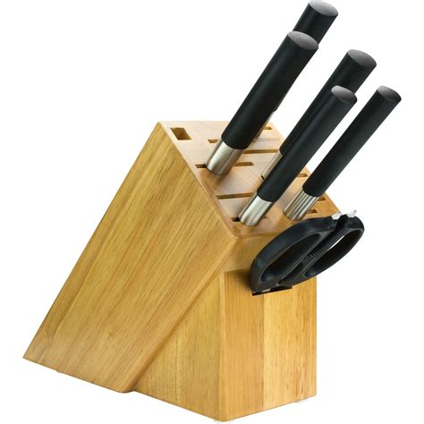 Shun Wasabi Black Knife Block Set 7 Pc Cutlery Sets Household
