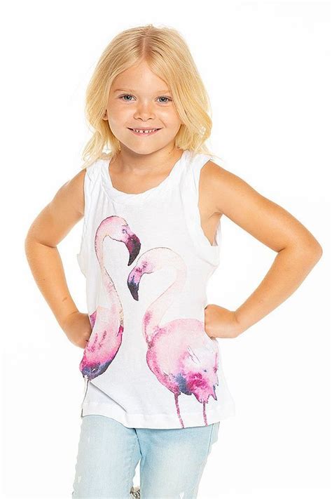 Chaser Flamingo Love Tank Girls Boutique Clothing Tween Outfits