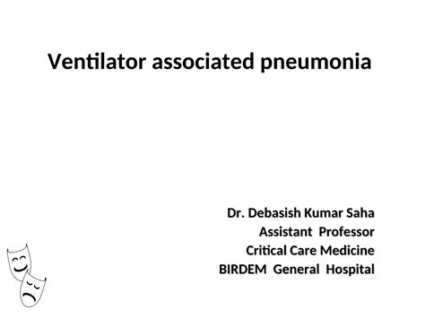 Pdf Ventilator Associated Pneumonia