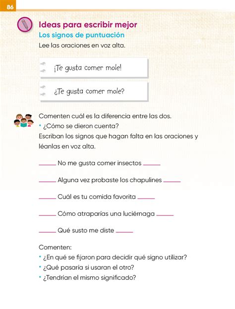 Lengua Materna Español Segundo Grado 2020 2021 Página 86 De 225 Libros De Texto Online