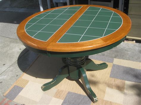 Uhuru Furniture And Collectibles Sold Tile Top Table With Pop Up Leaf