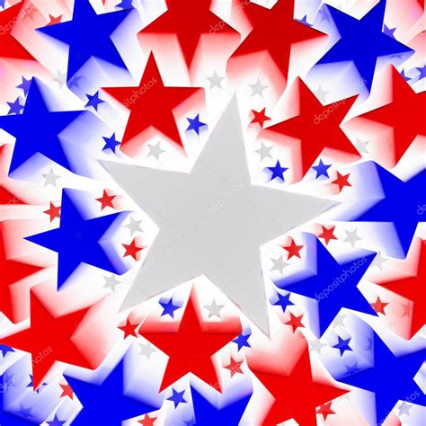 Red White And Blue Stars — Stock Photo © Ssilver 45618367