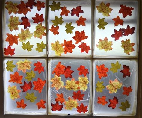 These are perfect for memorial day! Decorate a Window for Fall - Inner Child Fun