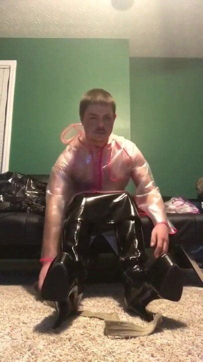 Self Bondage Breathplay In Plastic Xhamster