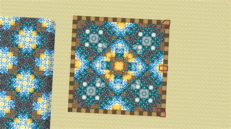 Check out our white glazed mexican floor tiles. BLUEPRINTS 3x3 Terracotta Design Minecraft Building ...