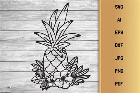 Pineapple Svg Summer Design Tropical Svg 651677 Cut Files