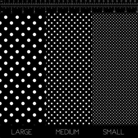 Polka Dot Craft Vinyl Black And White Patterned Dot Htv In