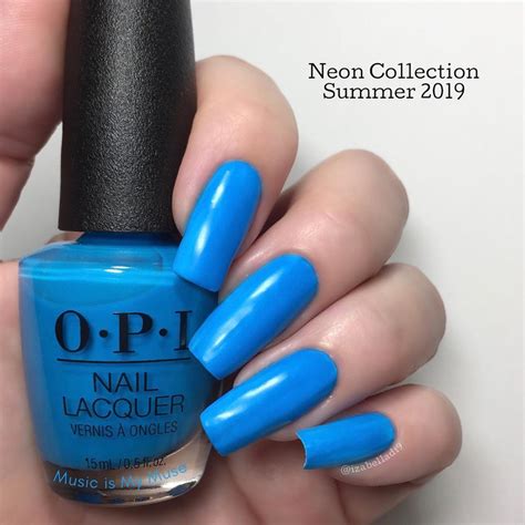 For a textured floral nail, this design mixes matte polish, regular polish, and embellishments. OPI Music is My Muse | Nails, Nail polish colors, Blue toe ...