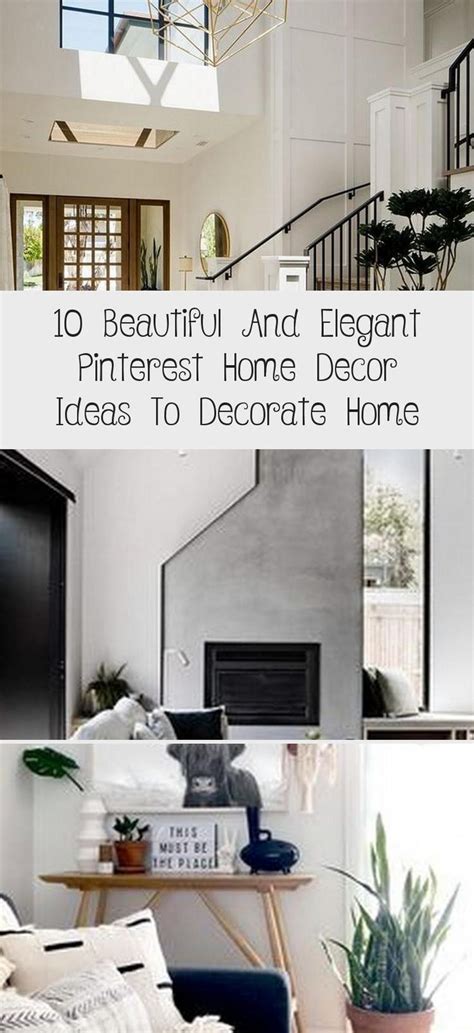 10 Beautiful And Elegant Pinterest Home Decor Ideas To Decorate Home