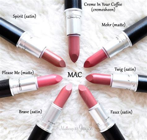 Swatches Review Mac Matte Satin And Cremesheen Lipstick Collection Mac Lipstick Swatches