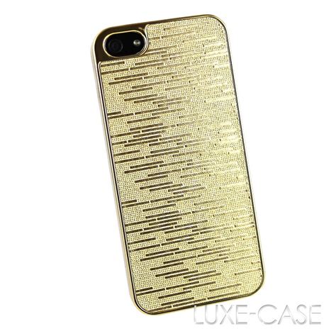 Iphone 5 Case Cover Gold Glitter Sparkle Bling Luxury Designer Cute