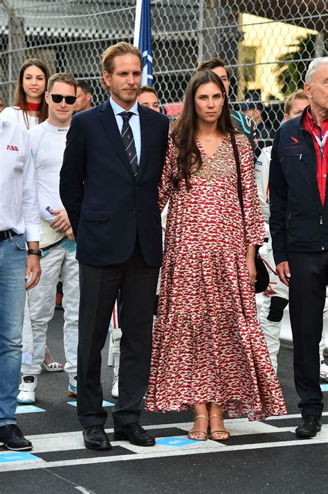 Andrea Casiraghi And Tatiana Santo Domingo Attend The Monaco E Prix