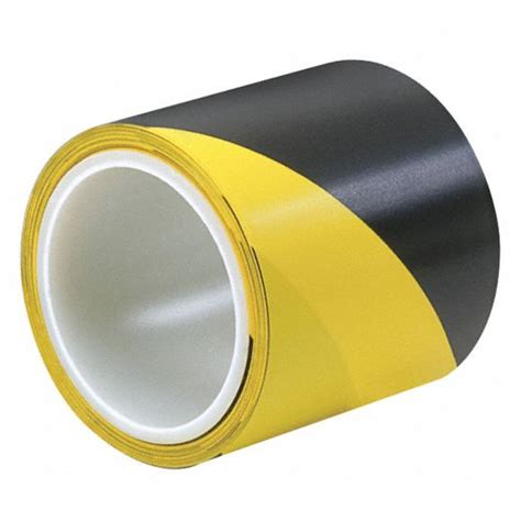 3m Hazard Marking Vinyl Tape Striped Continuous Roll 2 In Width 1