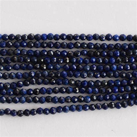 High Quality Grade A Natural Lapis Lazuli Faceted Semi Precious