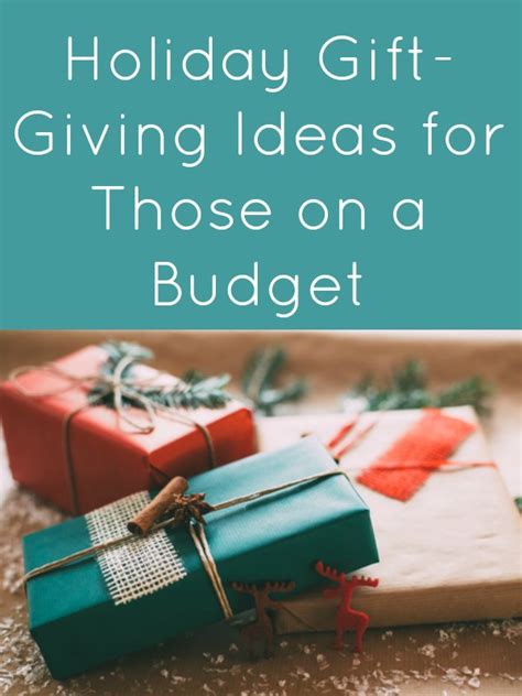 We've got a great range of products to suit everyone from your partner to our goal is to create the best possible product, and your thoughts, ideas and suggestions play a major role in helping us identify opportunities to improve. Holiday Gift-Giving Ideas for Those on a Budget ...
