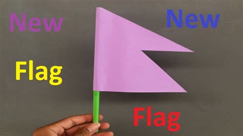 How To Make A Paper Easy And Creation Flag Origami Paper Easy And