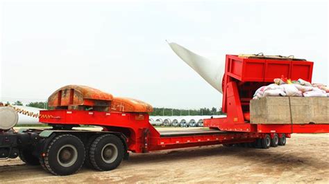 Types Of Windmill Blades Wind Turbine Blade Transport Trailer Used For