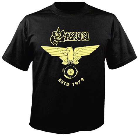 Saxon Eagle 1979 T Shirt Metal And Rock T Shirts And Accessories