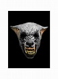Lykaner Maske des Grauens aus Latex - maskworld.com