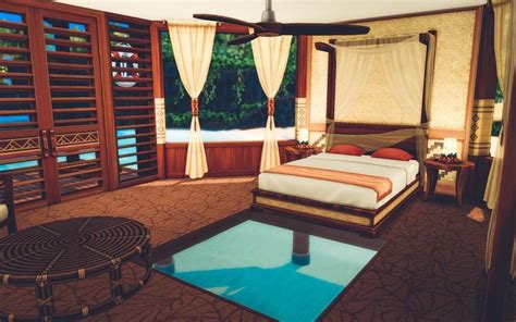 Sulani Bay Spa Resort Thalania Sims House Sims 4 House Design