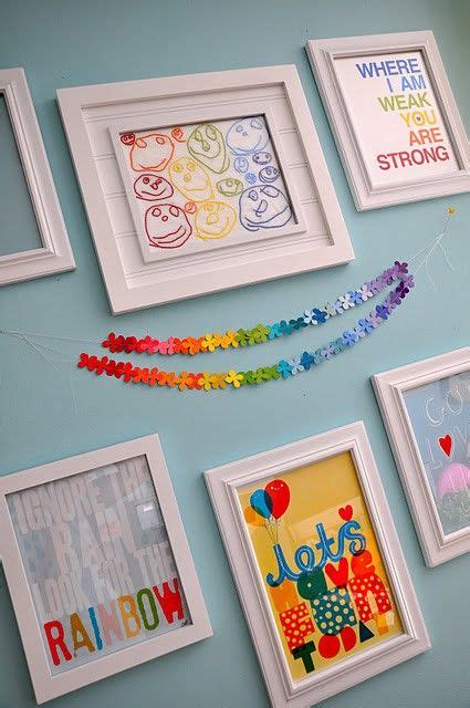 Rainbow Bright Colorful Window Treatment Childs Room Playroom Curtain
