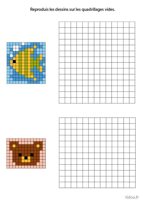 Dans ce livret tu trouveras plusieurs jeux qu'il faudra imprimer ou découper. Pixel À Imprimer Gratuit Génial Pixel Art Facile Tidou | Coloriage pixel, Pixel art, Coloriage ...