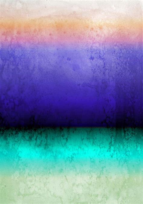 Irena Orlov Purple Aqua Ombre Abstract Painting Hand Textured Giclee