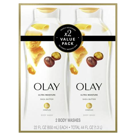 Olay Ultra Moisture Body Wash With Shea Butter 22 Fl Oz Pack Of 2