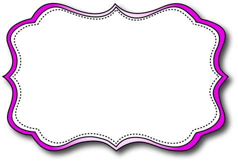 Download Printable Labels Planning Cute Frames Name Tags Frame