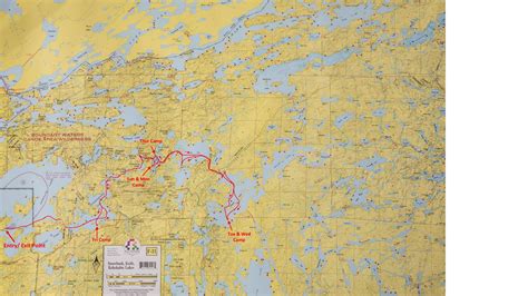 Bwca Making A Map In A Trip Report Boundary Waters Listening Point