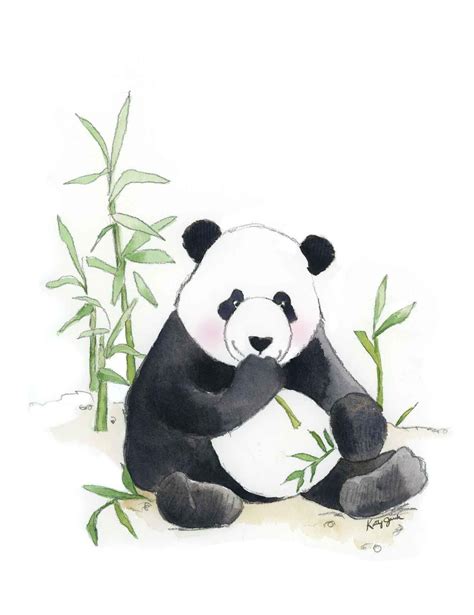 Panda Bear Art Print In 2021 Panda Art Panda Bear Art Panda Artwork