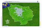 Carte interactive de la France Villes d'Île-de-France. Jeux ...