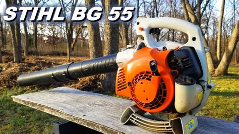Stihl bg55 gas blower full service / carburetor. Stihl leaf blower hard to start fixed. - YouTube