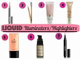 Images of Liquid Highlighters Makeup