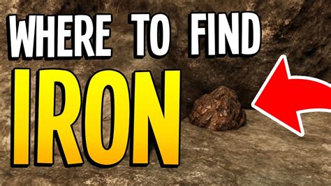 Where To Find Iron Ore And Iron Veins In New World Iron Locations Youtube