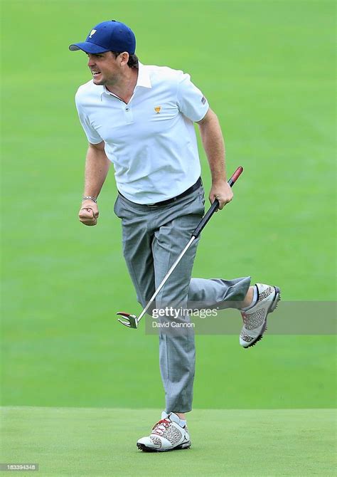 Keegan Bradley Of The Us Team Celebrates After A Birdie Putt On The News Photo Getty Images