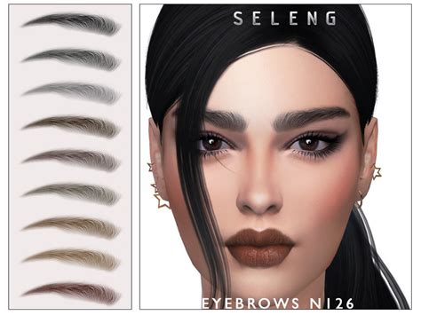 The Sims Resource Niesha Eyebrows N126