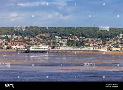 The Grand Pier At Weston Super Mare From Brean Down North Somerset