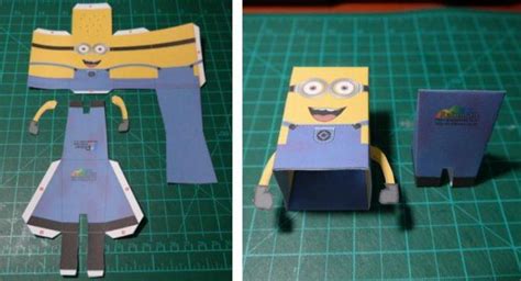 Papermau The Minions Swinging Minions Paper Toys By Craftman Korea