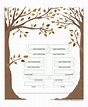 FREE 8+ Sample Blank Family Tree Templates in MS Word | PDF