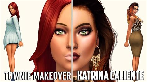 The Sims 4 Townie Makeover With Alerii Katrina Caliente Full Cc